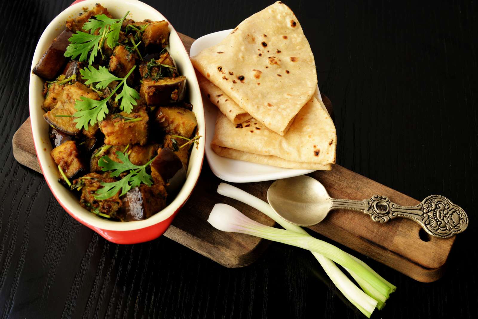 Eggplant Kasaundi & Prawn Fry • Latasha's Kitchen