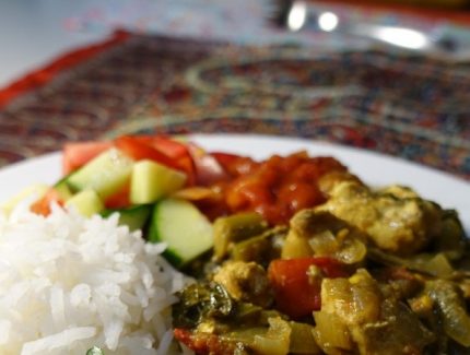 Indonesian Turmeric Chicken and Veggie Curry