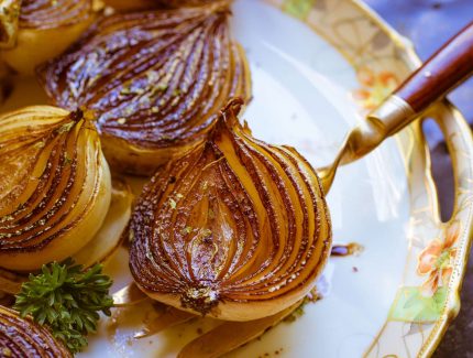 Roasted Balsamic Onions