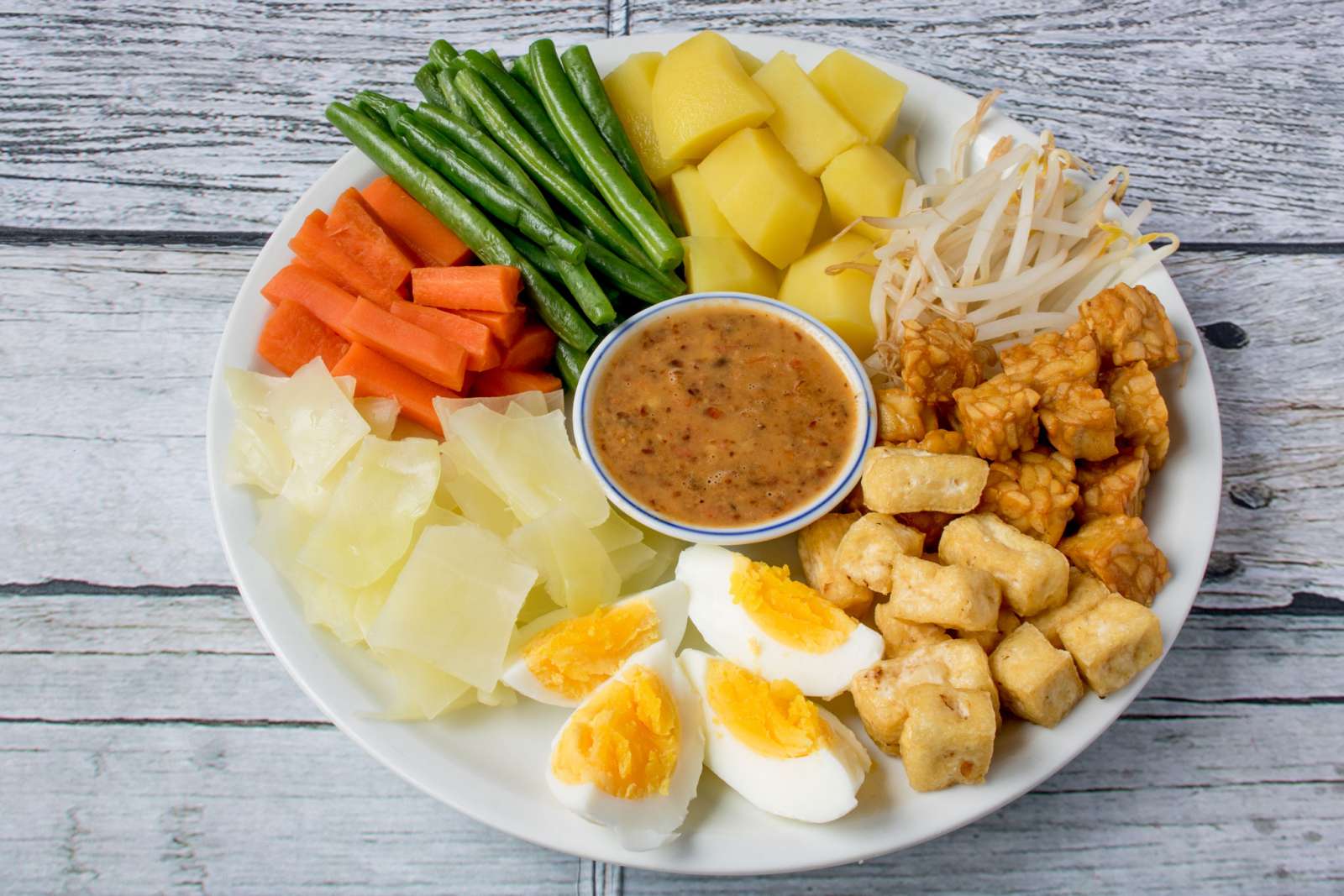 Indonesian Turmeric Gado Gado