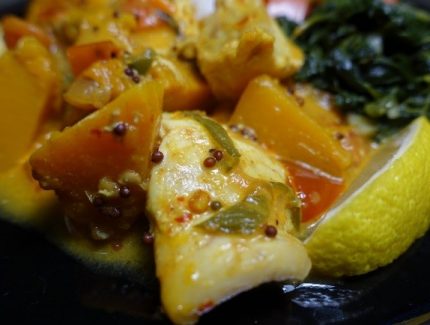 Spicy Fish and Pumpkin Curry