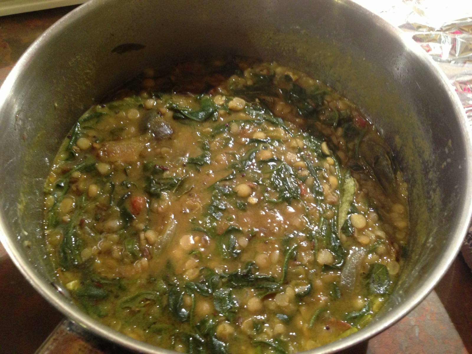 SPINACH DHAL LENTIL STEW • Latasha's Kitchen