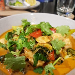 Singapore Chicken Curry Laksa using Latasha's Kitchen Laksa Paste