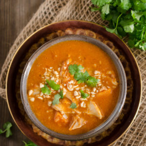 Chicken Peanut Soup by Latasha's Kitchen