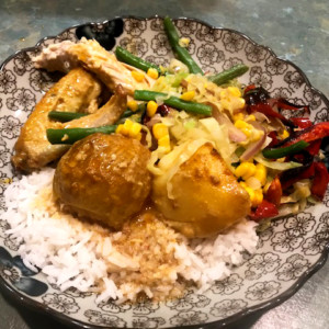 Super Tasty Roasted Satay Chicken