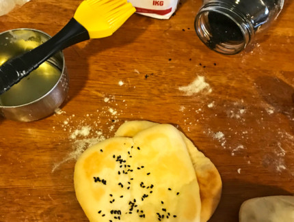 Cocktail Naans – Yeast Free