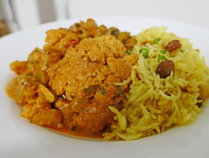 Cauliflower Madras Curry