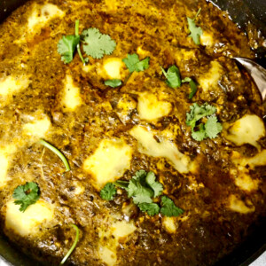 Indian Green Curry Paneer