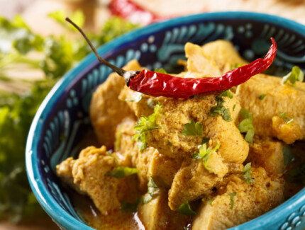Burmese Chicken Curry with Sweet Potatoes