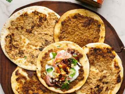20 min Tandoori Dumpling Tacos