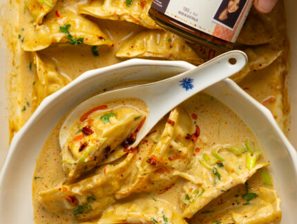 Red Curry Dumpling Bake