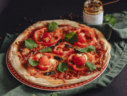 Pizza with Red Capsicum