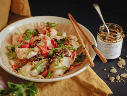 Steamed Fish with Funky Black Beans