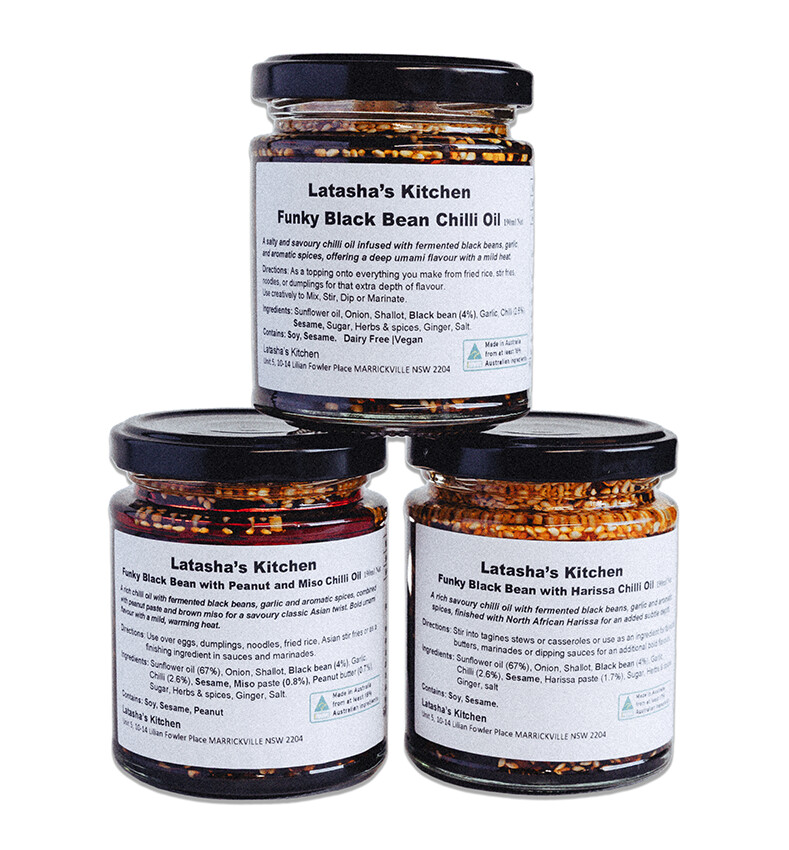 Funky Black Bean Chilli Oils