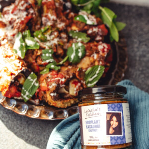 Spicy Eggplant Rollatini with Kasaundi